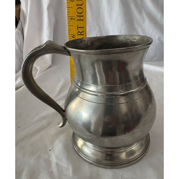 Pewter Tankard Mug With Handle By Seagrove Cast Pewter Antique - Picture 2 of 4